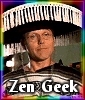 rainbow: Rupert Giles in a sombrero (I have a silly hat)
