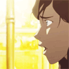 gottadealwithit: Korra shouting at someone to the left. (animated) (shouty)
