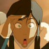 gottadealwithit: Korra sheilding her eyes as she looks at something with her mouth and eyes big O's of amazement (amazed)