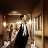 scaramouche: Misha Collins as Castiel, from Supernatural (castiel's coat goes swish)