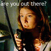 sineala: Kaylee (from Firefly) talking into a radio; text reads "are you out there?" (Firefly: Are you out there?)
