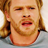 mjolnir_retriever: Thor in a hospital gown, looking upset and angry and bleary (hospital protestyface)