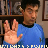 thingswithwings: Grant Imahara in a star trek uniform! (myth - Grant (live long and prosper))
