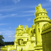 briar_pipe: Pierrefonds Castle in gold (castle)