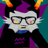 bloody_fucking_feelings: Eridan angry at his desk with his face in his (dozen-ringed) hands. (FEELINGS AND PROBLEMS Wwhat Else)