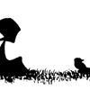 roadrunnertwice: The Protagonist communes with a crow. (Corvid liasons (Buttercup Festival))