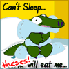highlyeccentric: Crocodile in a blanket: can't eat, theses will eat me (Can't sleep theses will eat me)