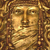 ext_17: Portrait of a random woman, in brass. (Default)