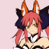 koncubine: Caster smiling. (Say there's something better)