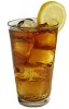 rhi: a big glass of iced tea with lemon.  House wine of the South. (hot)