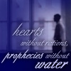 rhi: Silhouette by the window. Hearts without rations, prophecies without water (windows without)