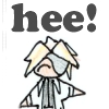 megpie71: Simplified bishie Rufus Shinra says "Heee!" (Ha ha only serious)