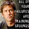 rhi: Sheppard.  "All of your failure are training grounds." (John failures)