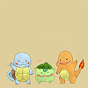 mitbix: Pokemon, first generation starters (first generation ftw!)