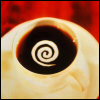 owl: cup of espresso with a Dreamwidth swirl of milk (coffee)