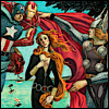 liviapenn: 'birth of venus' with avengers characters (marvel: birth of the avengers)