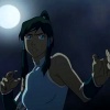 oneill: The Legend of Korra - Avatar Korra takes a ready stance, the full moon shining over her shoulder (I'm ready to go.)
