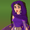 kerravonsen: Disney-ish princess, in purple (me-princess)