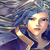 fallen_stage: Kuja looking up, hair spread out behind him (Who inward search'd)