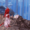fallen_stage: Trance Kuja kicking Garland while the latter is down (Infants quarter'd with the hands of war)