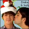 ext_2780: photo of Josh kissing drake from a promo for Merry Christmas Drake & Josh (Default)