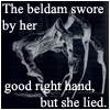 talkstowolves: "The beldam swore by her good right hand, but she lied." - Coraline, by Neil Gaiman.  (other mother's hand)