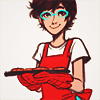 cyan_maid: Jane is pleased to help bake in all red (Happy to help!)