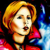 liberal_gallifreyan: Romana against a backdrop of space. (worried)