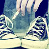 arcadian_dream: (Stock: chucks + cigarette)