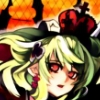 princesserpent: yuan lounging back in a chair, her hair spread over its back, wearing a crown (queen of hearts)