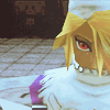 sageninja: Sheik doing what he does best: staring (sage eyes)