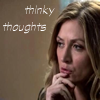 lilly_c: Maura looking thoughtful think thoughts white text (Maura - thinky thoughts)