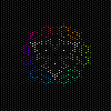 ext_15275: hexagonal pixel art seal diagram (Default)