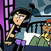 yati: Sam and Tucker giving an off-screen Danny an odd look (lost his half of their mind?)