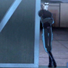 sixthdeadliest: Relaxed. (Leaning against a wall (full body))