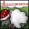 sporky_rat: dw sheep in santa hat dreaming of dw (winter)