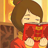 airbound: (Nose in a book)