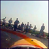 hagar_972: A group of people, backlist, over the prop of an rc plane (Planes (people))