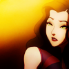 mix_it_up: Asami in a dark red qipao, looking concerned. ([dressed up] worried)