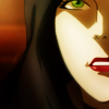 mix_it_up: Tight close-up of Asami (only half her face visible) with a neutral expression, her face heavily shadowed. (darkened)