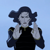 lizbee: Lin Beifong, hands raised for a fight (LoK: Lin fights)