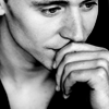 alexi_lupin: Tom Hiddleston in black and white (Avengers - Tom BW)
