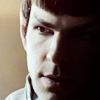 viklikesfic: Spock from the new Star Trek movie, half in shadow. (spock)