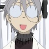 terajk: Franken Stein from Soul Eater, smiling adorably. (stein: hee!)