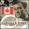 purpleyin: Greyscale Rodney McKay with Canadian flag in colour and caption "Canada's Finest" (canadas finest)