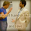 liviapenn: sonny and rico slap hands (mv: secret handshakes)