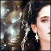 scaramouche: Sarah from Labyrinth, next to twirling crystal balls (labyrinth twirling crystal balls)