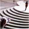 scaramouche: Atreyu (NeverEnding Story) walking up the steps of the Ivory Tower (atreyu in shadow)