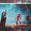 juniperphoenix: Thor, Iron Man, and Captain America (Avengers)