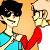 trainergodhead: dave+john: fistbumping/happy ([john] bros 4 lyfe)